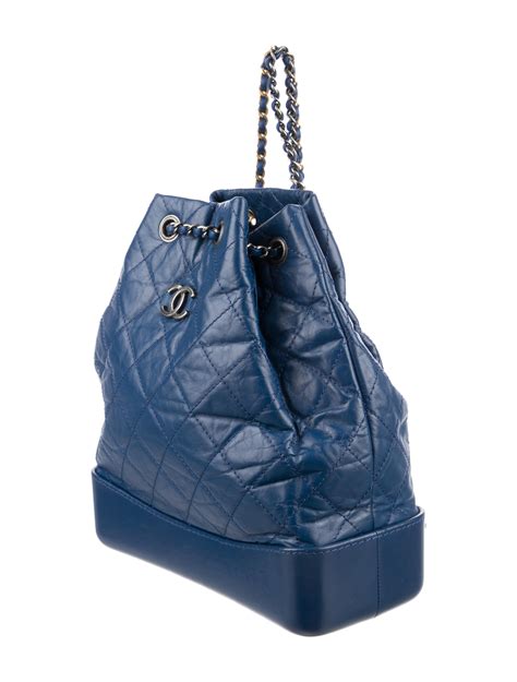 blue chanel graffiti backpack|Chanel backpack gabrielle.